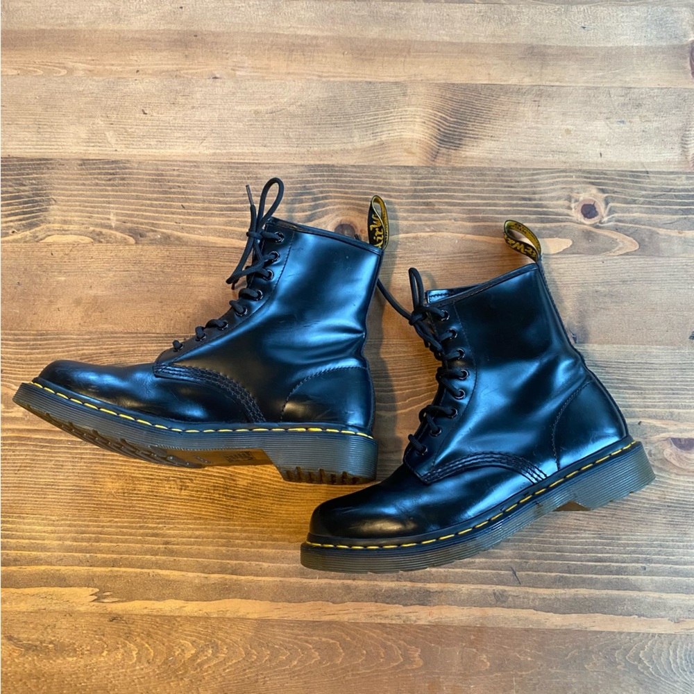 Dr Martens Leather Lace Up Boots
